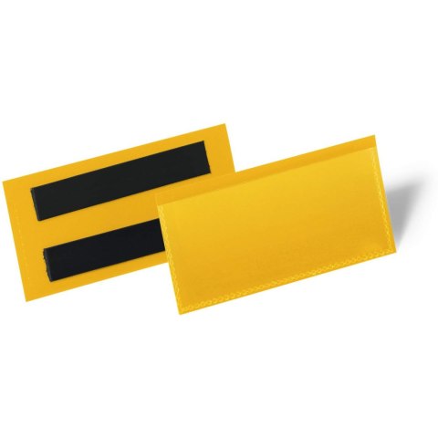 Kieszeń magazynowa magnetyczna 100x38mm żółta (50szt) 174104 DURABLE Kieszeń magazynowa magnetyczna 100x38mm żółta (50szt) 174104 DURABLE