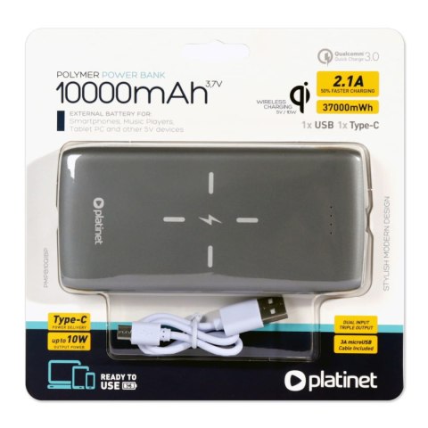Powerbank 10000mAh 10W PLATINET (44998) Powerbank 10000mAh 10W PLATINET (44998)