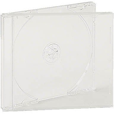 Pudełko na 1 CD bezbarwne grube 3040 Pudełko na 1 CD bezbarwne grube 3040