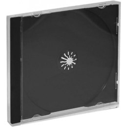 Pudełko na 1 CD czarne grube 3015