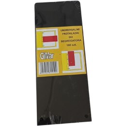 Przekładki 98x240 wąskie(100) czarne BREWIS