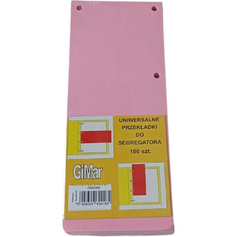 Przekładki 98x240 wąskie(100) różowe BREWIS Przekładki 98x240 wąskie(100) różowe BREWIS