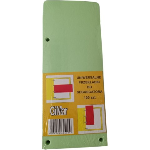Przekładki 98x240 wąskie (100szt.) odcienie zieleni BREWIS Przekładki 98x240 wąskie (100szt.) odcienie zieleni BREWIS