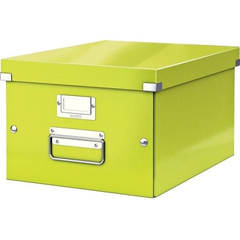 Pudełko do przechowywania Click&Store A4 zielone oliwkowe 200x281x370mm 60440064 LEITZ Pudełko do przechowywania Click&Store A4 zielone oliwkowe 200x281x370mm 60440064 LEITZ