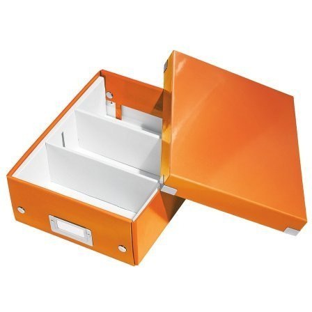 Pudełko z przegródkami A5 C&S pomarańczowe 60570044 LEITZ Pudełko z przegródkami A5 C&S pomarańczowe 60570044 LEITZ