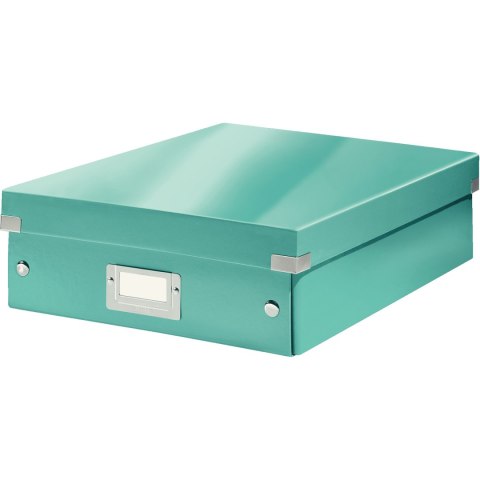 Pudełko z przegródkami LEITZ C&S duże turkusowe 60580051 Pudełko z przegródkami LEITZ C&S duże turkusowe 60580051