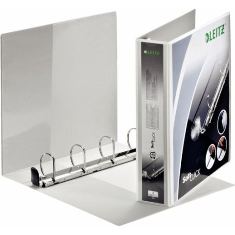 Segregator 40mm 4-ringowy D biały ofertowy LEITZ 42030001 Segregator 40mm 4-ringowy D biały ofertowy LEITZ 42030001