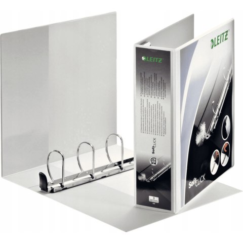 Segregator 60mm 4-ringowy D biały ofertowy LEITZ 42050001 Segregator 60mm 4-ringowy D biały ofertowy LEITZ 42050001