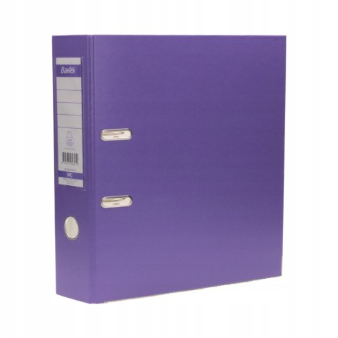 Segregator na dokumenty A4 80mm XXL fioletowy z szyną 100551793 BANTEX Segregator na dokumenty A4 80mm XXL fioletowy z szyną 100551793 BANTEX