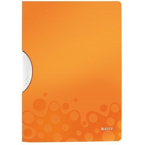 # Skoroszyt z klipem LEITZ WOW pomarańczowy 41850044 # Skoroszyt z klipem LEITZ WOW pomarańczowy 41850044