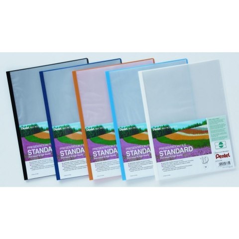 Skoroszyt prezentacyjny STANDARD 10k biały DCP2410W PENTEL Skoroszyt prezentacyjny STANDARD 10k biały DCP2410W PENTEL