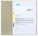 Skoroszyt oczkowy 1/2 A4 szary 100551880 ELBA