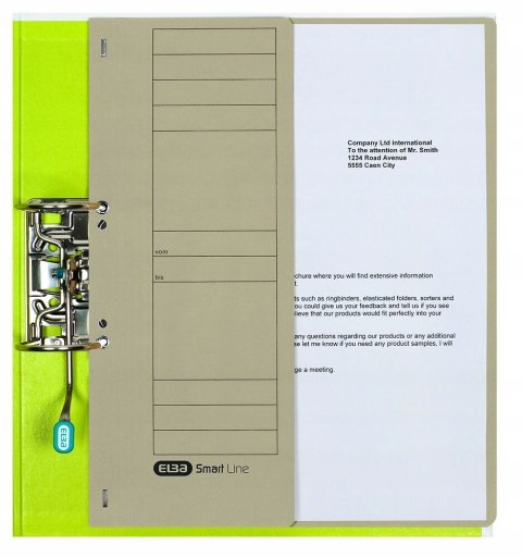 Skoroszyt oczkowy 1/2 A4 szary 100551880 ELBA Skoroszyt oczkowy 1/2 A4 szary 100551880 ELBA