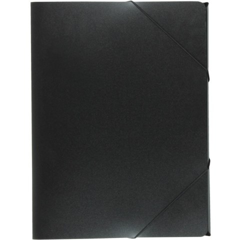 Teczka A4 z gumką szeroka czarna TG-02-05 BIURFOL Teczka A4 z gumką szeroka czarna TG-02-05 BIURFOL