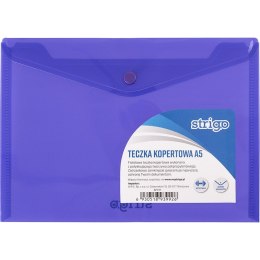 Teczka kopertowa PP A5 pozioma fioletowa SF011 STRIGO