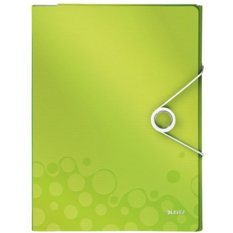 Teczka-organizer z gumką zielona 46360064 LEITZ WOW Teczka-organizer z gumką zielona 46360064 LEITZ WOW