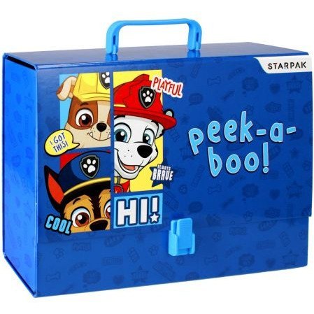 Teczka z rączką A4 10cm PAW PATROL 493165 STARPAK Teczka z rączką A4 10cm PAW PATROL 493165 STARPAK