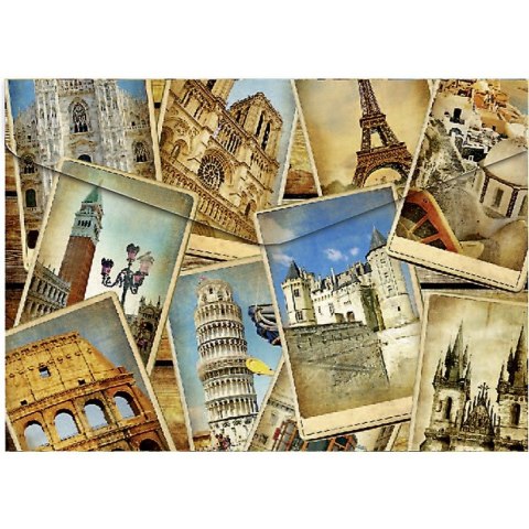 Koperta poszerzana z suwakiem A4 PP nadruk Cities 0410-0063-43 Panta Plas Koperta poszerzana z suwakiem A4 PP nadruk Cities 0410-0063-43 Panta Plas