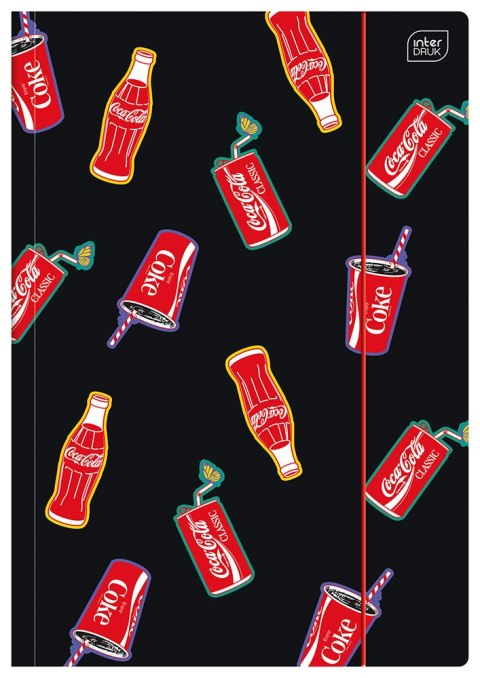 Teczka A4 z gumką Mat+UV COCA COLA INTERDRUK Teczka A4 z gumką Mat+UV COCA COLA INTERDRUK