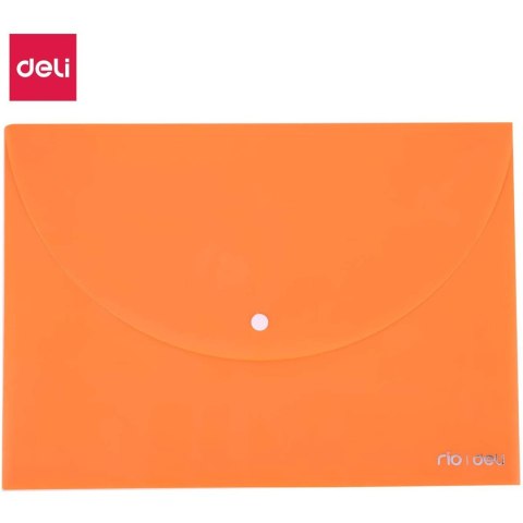 Teczka kopertowa na zatrzask A4 RIO pomarańczowa 38131 ORANGE DELI Teczka kopertowa na zatrzask A4 RIO pomarańczowa 38131 ORANGE DELI