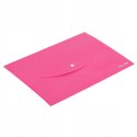 Teczka kopertowa na zatrzask A4 RIO różowa 38131 PINK DELI