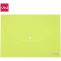 Teczka kopertowa na zatrzask A4 RIO zielona 38131 GREEN DELI