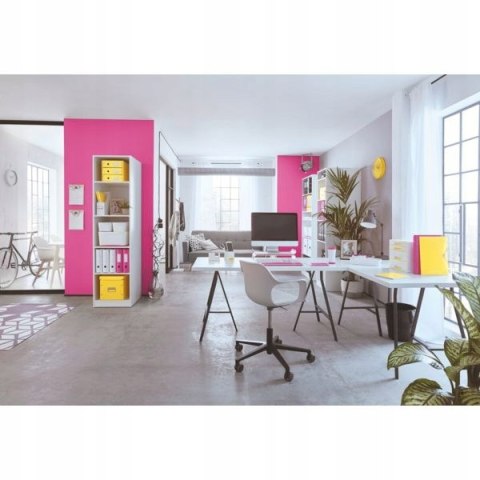 Teczka z 6 przegródkami PP Leitz WOW, żółta 45890016 Teczka z 6 przegródkami PP Leitz WOW, żółta 45890016