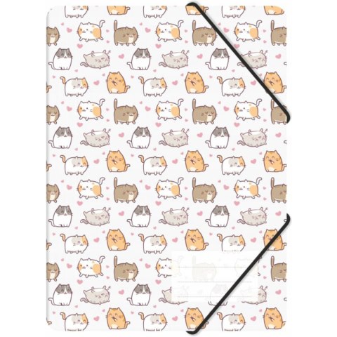 Teczka z gumką A4 PP z nadrukiem KITTENS TGN-A4-35 BIURFOL