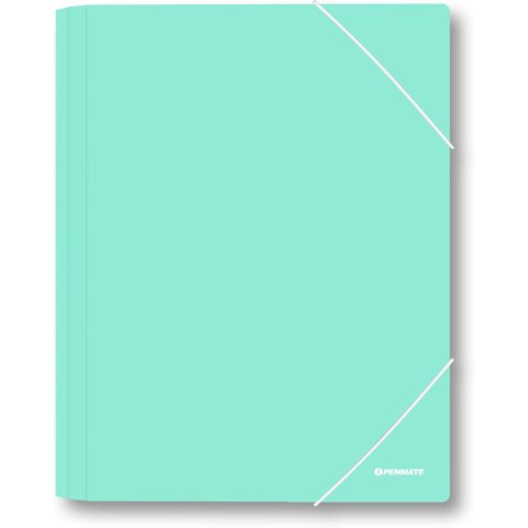 Teczka z gumką A4 zielona pastelowa PP-102 TT8348 PENMATE