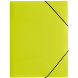 Teczka z gumkami, A4, PP, limonka P2161317 PAGNA