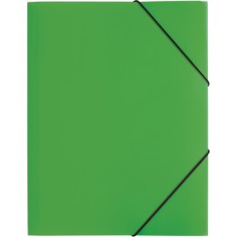 Teczka z gumkami, A4, PP, zielona P2161305 PAGNA