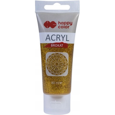 Brokat akrylowy 60ml złoty Happy Color HA 7370 0060-101 Brokat akrylowy 60ml złoty Happy Color HA 7370 0060-101
