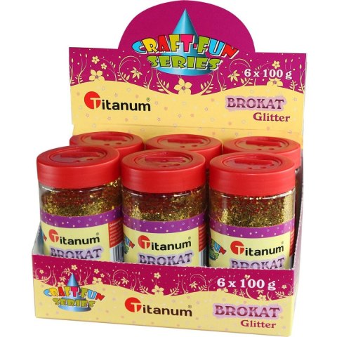 Brokat złoty 100g 307635 TITANUM Brokat złoty 100g 307635 TITANUM