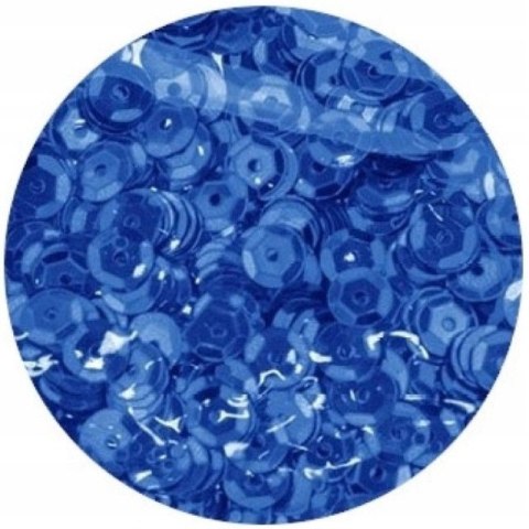 Cekiny matowe 6mm niebieskie M80 BREWIS Cekiny matowe 6mm niebieskie M80 BREWIS