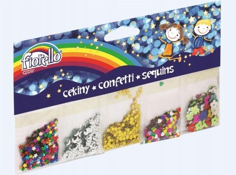 Konfetti FIORELLO GR-K252 mix kształtów 170-2244 5x2g Konfetti FIORELLO GR-K252 mix kształtów 170-2244 5x2g
