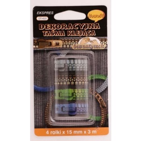 Taśma dekoracyjna ZAMEK 15x3 (4) DT-420 DTA 15006 Taśma dekoracyjna ZAMEK 15x3 (4) DT-420 DTA 15006