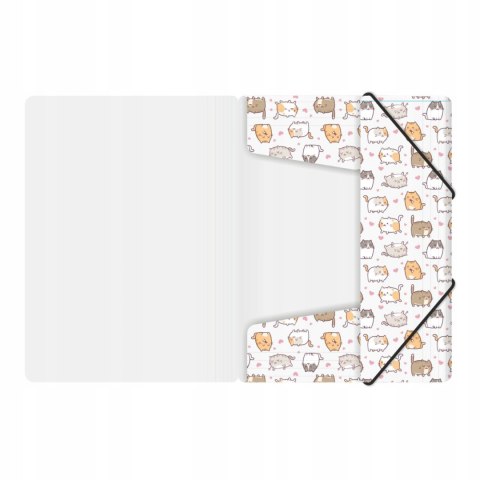 Teczka z gumką A4 PP z nadrukiem KITTENS TGN-A4-35 BIURFOL Teczka z gumką A4 PP z nadrukiem KITTENS TGN-A4-35 BIURFOL