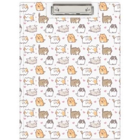 Teczka z klipem A4 z nadrukiem KITTENS KHN-04-35 BIURFOL Teczka z klipem A4 z nadrukiem KITTENS KHN-04-35 BIURFOL