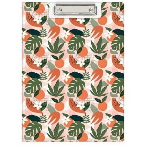 Teczka z klipem A4 z nadrukiem TROPICAL KHN-04-43 BIURFOL Teczka z klipem A4 z nadrukiem TROPICAL KHN-04-43 BIURFOL