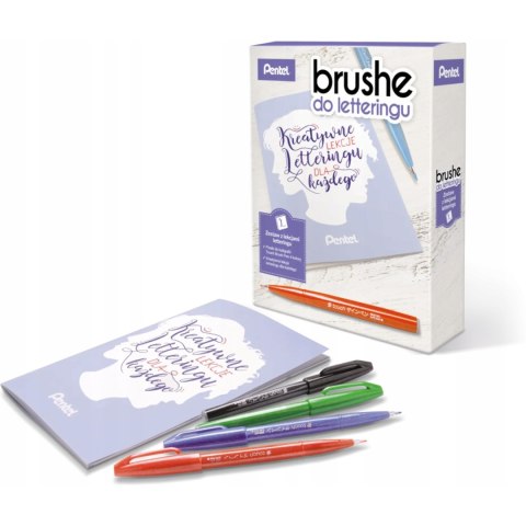 Zestaw BASIC+LEKCJA do LETTERINGU SES15C-ABCD-L PENTEL Zestaw BASIC+LEKCJA do LETTERINGU SES15C-ABCD-L PENTEL