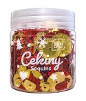 Cekiny do dekoracji 30g 12 szt. WINTER INTERDRUK