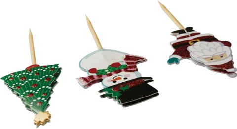 Dekoracje papierowa na piku (6 szt) Xmass 461779 TITANUM Dekoracje papierowa na piku (6 szt) Xmass 461779 TITANUM