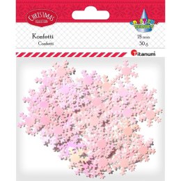 Konfetti płatki śniegu 18mm 30g 440759 TITANUM