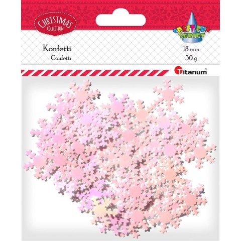 Konfetti płatki śniegu 18mm 30g 440759 TITANUM Konfetti płatki śniegu 18mm 30g 440759 TITANUM