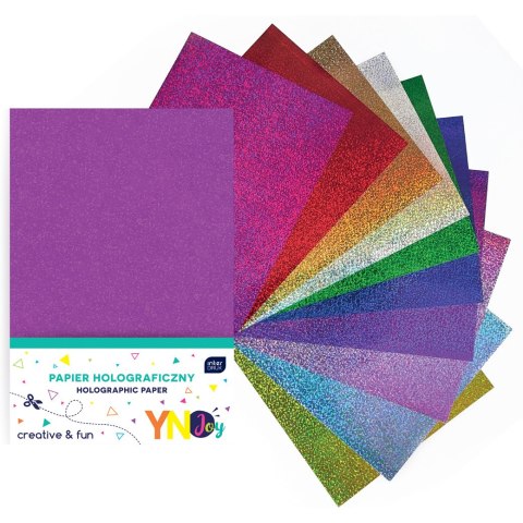 Papier dekoracyjny HOLO 10szt. INTERDRUK Papier dekoracyjny HOLO 10szt. INTERDRUK