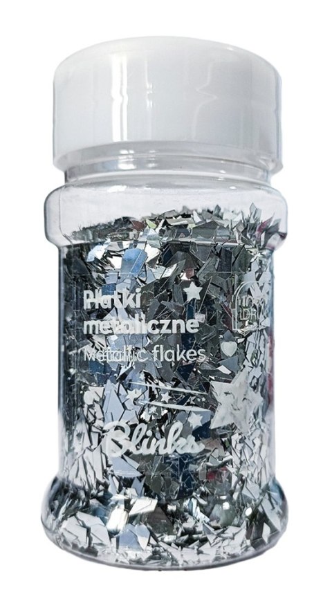 Płatki metaliczne do dekoracji 25g BLINKS 9szt. INTERDRUK Płatki metaliczne do dekoracji 25g BLINKS 9szt. INTERDRUK
