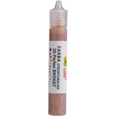 Farba strukturalna 3D 32ml HAPPY COLOR szampański brokat HA 7360 0032-117 Farba strukturalna 3D 32ml HAPPY COLOR szampański brokat HA 7360 0032-117