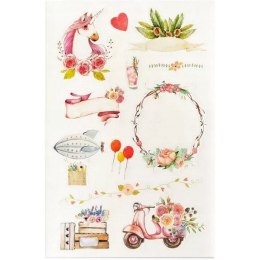 Naklejki URODZINY (4ark.) 56 sztuk 254035 Galeria Papieru