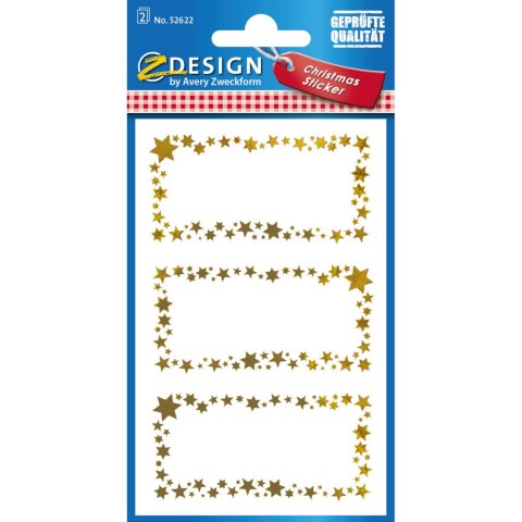 Naklejki Z-Design bożonarodzeniowe - na prezenty, do opisu ręcznego 52622 AVERY ZWECKFORM Naklejki Z-Design bożonarodzeniowe - na prezenty, do opisu ręcznego 52622 AVERY ZWECKFORM