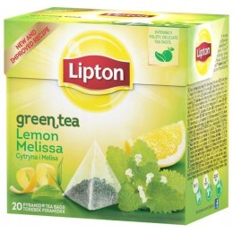 Herbata LIPTON PIRAMID (20 torebek ) zielona z aromatem Cytryna i Melisa Lemon & Melisa 32g